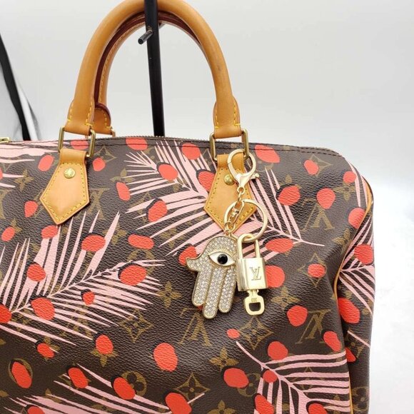 Authentic Louis Vuitton Lock & Key with unbranded Bagcharm, Keycharm, Keychain - Picture 3 of 9